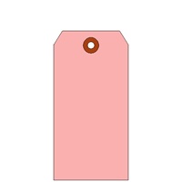 #7 (5 3/4 x 2 7/8) 13 POINT PINK TAGS 500s