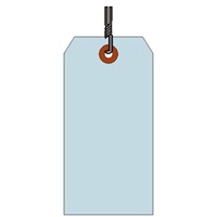 #5 (4 3/4 x 2 3/8) 13 POINT LIGHT BLUE WIRED TAGS 1000s
