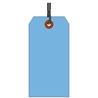 #5 (4 3/4 x 2 3/8) 13 POINT BLUE WIRED TAGS 1000s