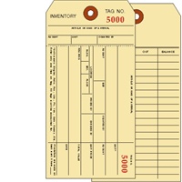 15060 1 PART INVENTORY TAGS # 0500-0999
